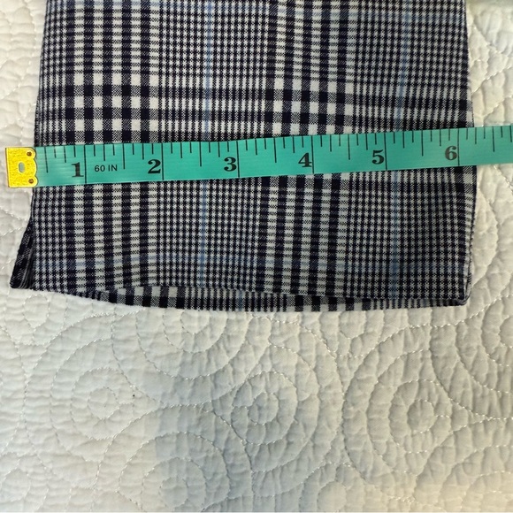 Zara Blue Plaid Trousers - Picture 10 of 11